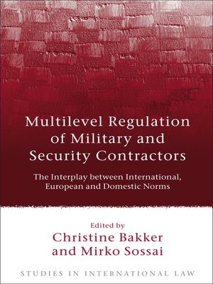 cover image of Multilevel Regulation of Military and Security Contractors